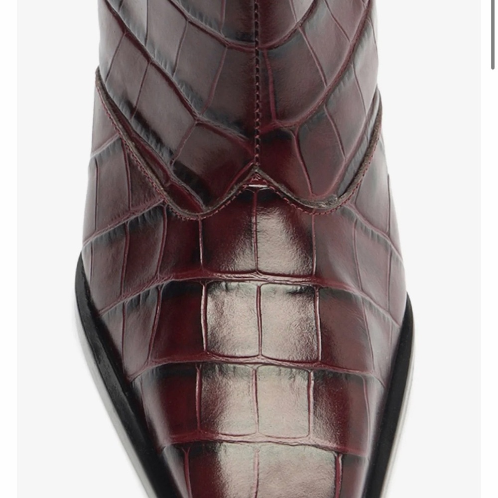 NEW never worn Schutz Leather Rafaella Bootie - Picture 3 of 6